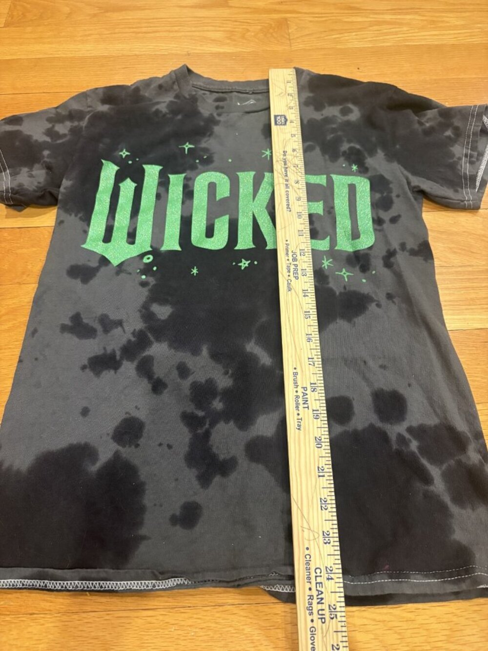 Wicked Size Small (S) Wicked Graphic Tee with Tie Dye Pattern - Picture 4 of 4